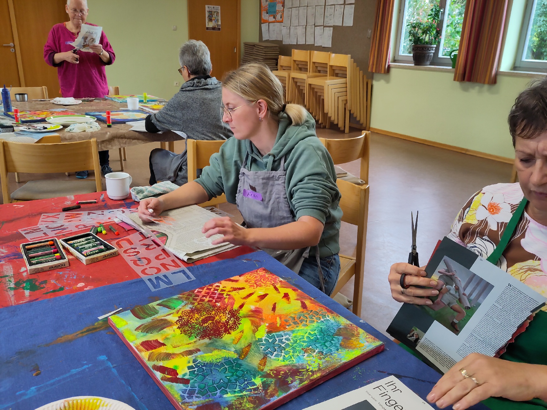 Eindrücke aus dem Collagen-Workshop